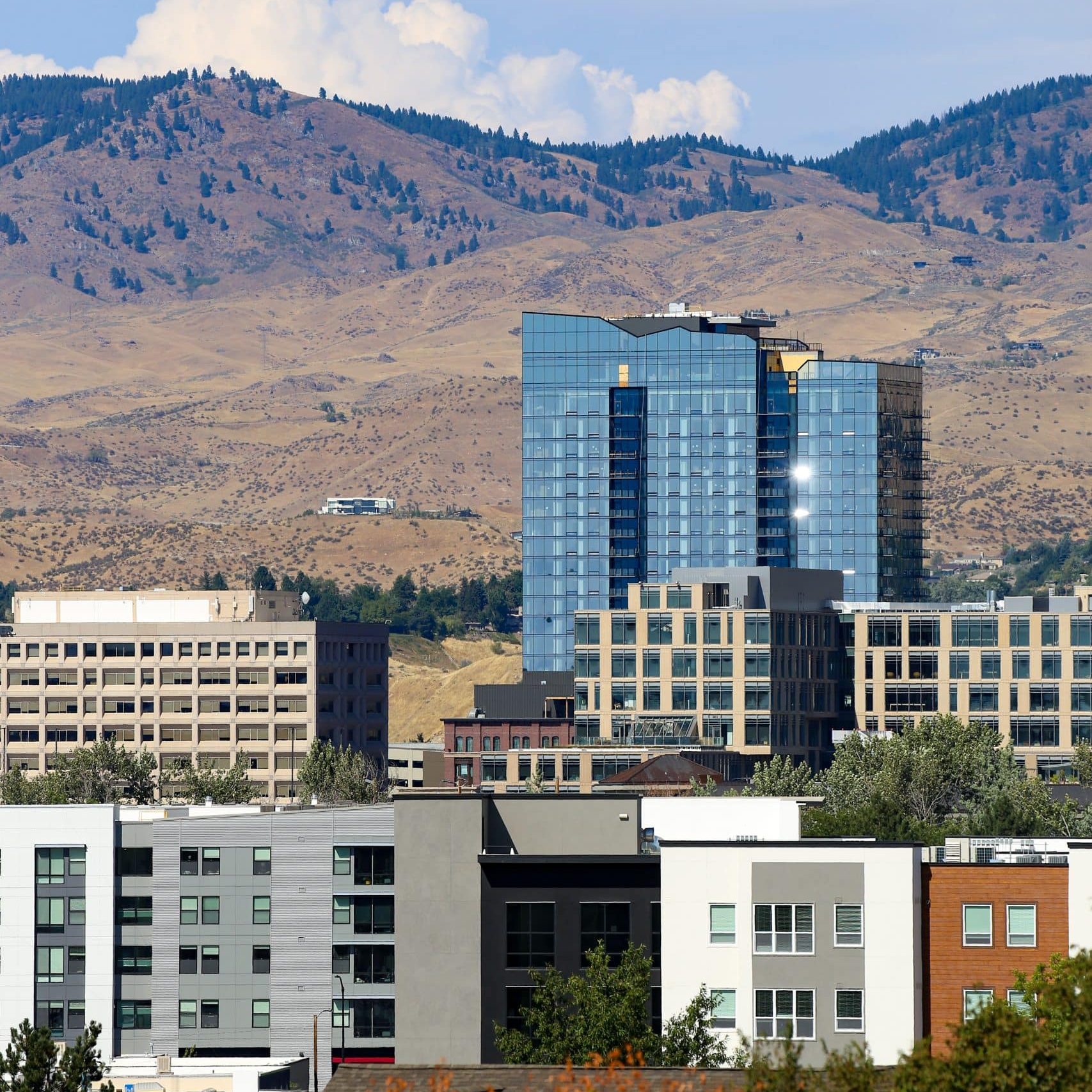 View of the downtown skyline in Idaho’s capital city